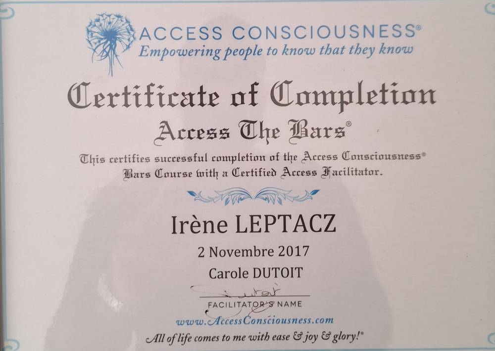 diplome access bars